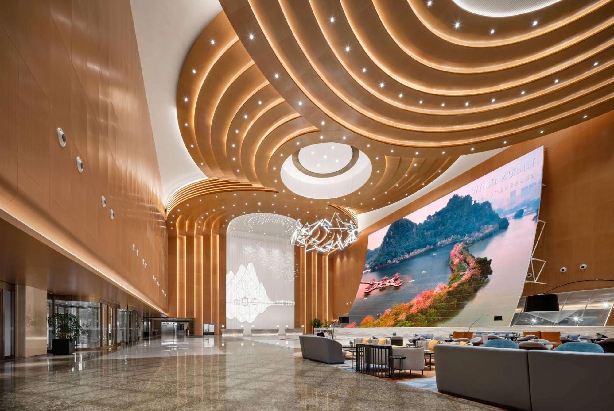 Wyndham Grand Zhaoqing Downtown Hotel Exterior foto